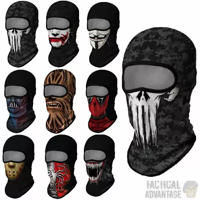 Superhero Microfibre Balaclava Head Cover Mask Face Cover Airsoft Motor Bike UK • £8.95