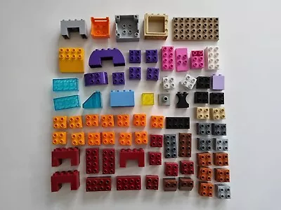 Lego Duplo Bricks Pieces Parts Bulk Lot Black White Tan Grey Purple • $15