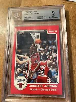 Michael Jordan 1984-85 Star #101 Topps Re-Print Graded Mint BGS 9 • $2200