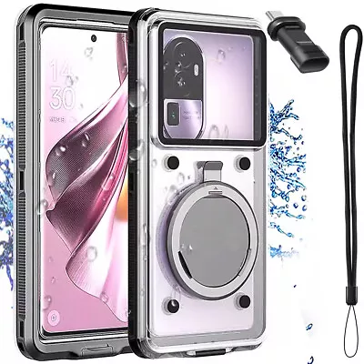For OPPO RENO11/10/10Pro+/9/8/7/6 Waterproof Case Shockproof Self Check Cover • $29.99