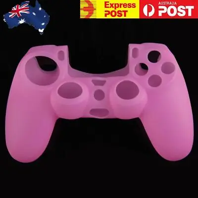 $9.19 • Buy Silicone Rubber Soft Case Skin Cover For PS4 Controller Grip Handle Pink