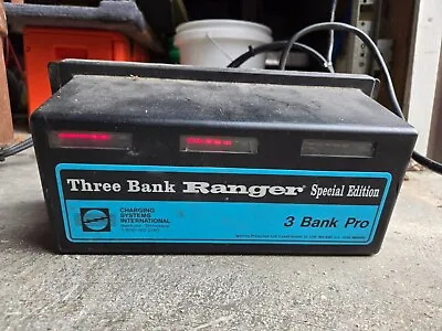 3 Bank Marine Battery Charger (Only 2 Banks Work) Ranger Special Edition • $99.99