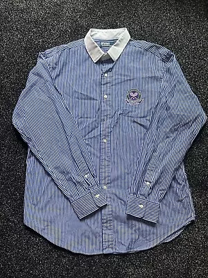 Polo Ralph Lauren Wimbledon Men's Shirt Collar Size 17 Eur 43 (Tennis) • £34.95