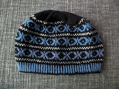 New Wool Hat/Beanie In Fair Isle Pattern. Hand Knitted In Whalsay Shetland  • £15