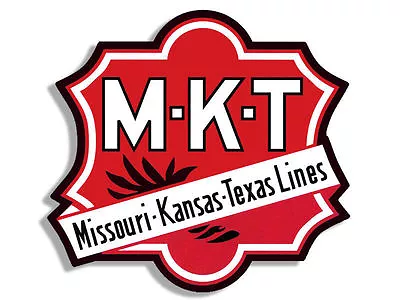 4  Mkt Missouri Kansas Texas Railroad Logo Seal Sticker Decal  • $16.99