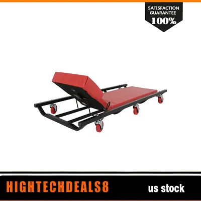40  Adjustable Rolling Garage/Shop Creeper Mechanic Cart 6 Casters Red • $51.39