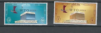 QATAR  Commemorative WTO DOHA  MNH Complete Set LOT (KAT 858) • $4.99