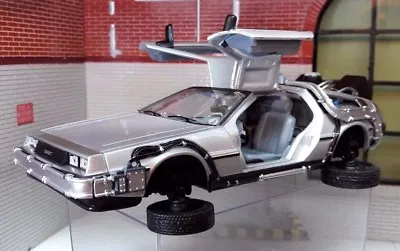 DeLorean Back To The Future 2 Transforming Flying Version 1:24 Scale Model Car • £29.95