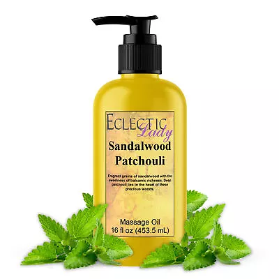 Sandalwood Patchouli Massage Oil • $15.99