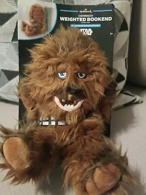 RARE Star Wars Weighted Chewbacca Wookiee Collectible Plush Bookend DISCONTINUED • $25