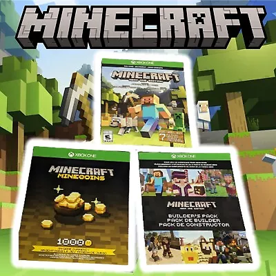 Minecraft FAVORITES PACK BUNDLES (GAME + DLC & 1000 MINECOINS) • $14.99