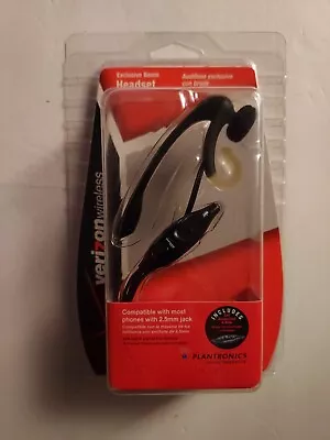 VERIZON WIRELESS Plantronics Exclusive Boom UNIVERSAL HEADSET MX250MCAE - NEW • $5.99