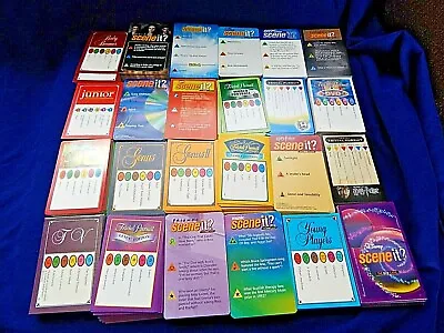 Trivial Pursuit & Scene It Question & Answer Cards - Sets Of 50 Cards • £3.75