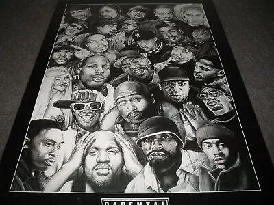 Hip Hop Gods Legends And Stars [ Decor ] Rare Wooden Plaque • $45