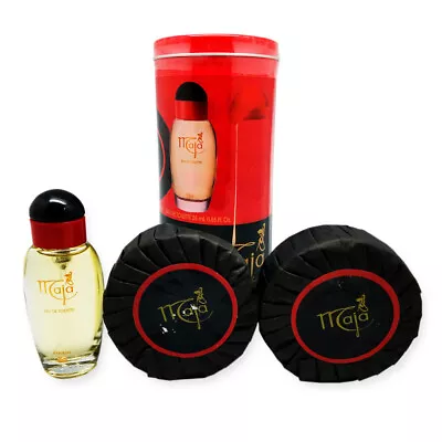 Maja Red Can Gift Set. 2 Natural Moisturizer Glycerin Soap & Original Cologne • $27.99