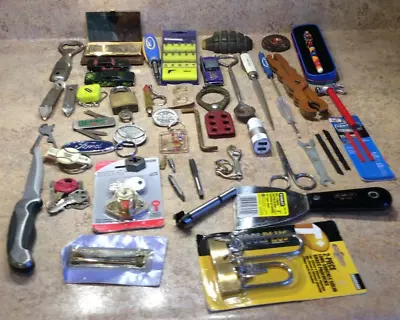 Vintage Tool Box & Junk Drawer Lot Assorted Unique Finds • $10