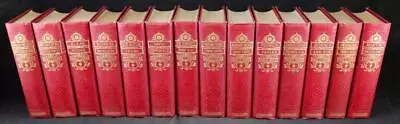 C1910 WORKS Of CHARLES DICKENS AUTHOR'S FAVOURITE WAVERLEY EDITION BINDINGS 14V • £4.99