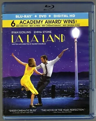 La La Land [Blu-ray + DVD + Digital HD] - DVD -  Very Good - Ryan Gosling Emma  • $7.99