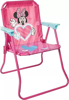 Minnie Mouse Patio Chair For Kids Portable Folding Park Lawn Chairs Pink  • $52.84