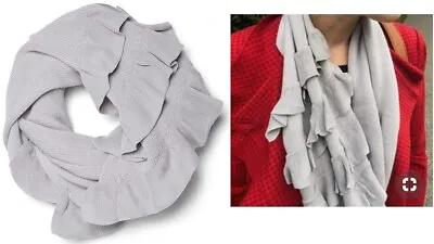 Cabi 2018 Fall Infinity-style Cuddle Scarf With Layered Ruffle $79 Best Price • $35