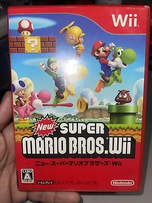 New Super Mario Bros NTSC-J Japanese Nintendo Wii Japan Import Free Post • $15