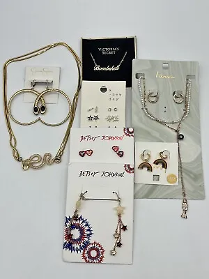 Lot Jewelry Necklace Earrings Beaty Johnson I Am Victoria Secret Vince Camuto.. • $25