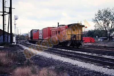 Vtg 1981 Train Slide 992074 Milwaukee Road Caboose X1G069 • $5