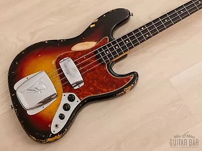 1963 Fender Jazz Bass Pre-CBS Vintage Bass Sunburst W/ Case • $17499.99