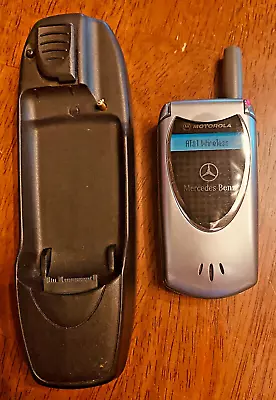 Rare Mercedes-Benz Motorola Cell Phone 60T TDMA & Peiker Hold Bluetooth • $450