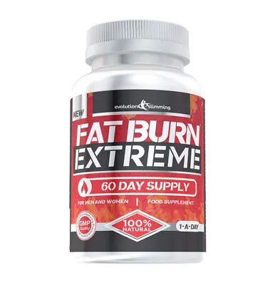 FAT BURN EXTREME Weight Loss Diet Pills STRONGEST Legal Fat Burner *60 Capsules* • £9.99