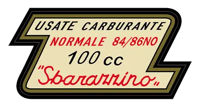 Tank Sticker Moto Morini Sbarazzino 100 - Used Fuel • $6.38