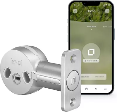 Level C-C11U Bolt Smart Deadbolt Lock Silver • $36.34