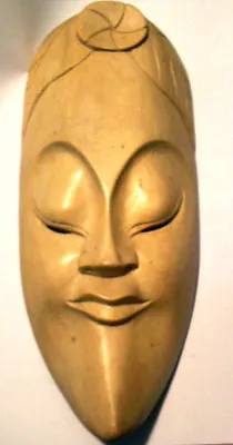 £14 • Buy Hand Carved Solid Wood FACE Mask