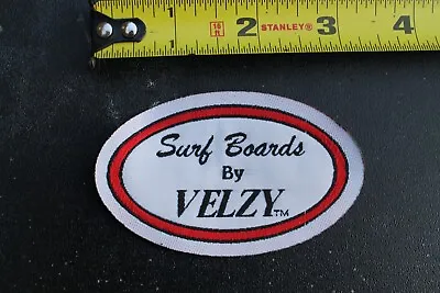 Velzy Surf Board Surfboards Longboard 1990's Iron-On Rare Clothing Surfing PATCH • $36