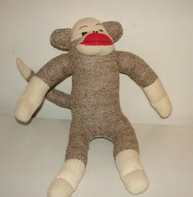 £29.20 • Buy Vintage Handmade Sock Monkey Bald Thick Fat Overstuffed
