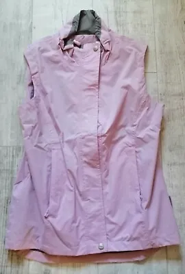 TARGET DRY Ladies WATERPROOF Breathable Gilet JACKET Size XS UK10 PASTEL PINK • £24.50