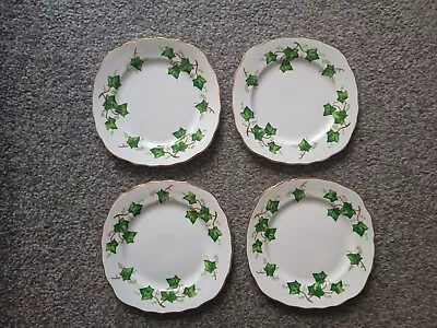 4 X Colclough Ivy Leaf 16 Cm Side Plates • £9