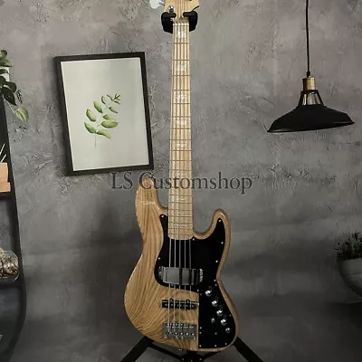 5 Strings Ash Body Jazz Bass Guitar Marcus Miller JB 20F Maple Fretboard Natural • $289