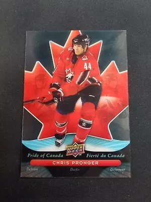 2009-10 Ud Mcdonalds Chris Pronger Pride Of Canada #pc12 • $0.99