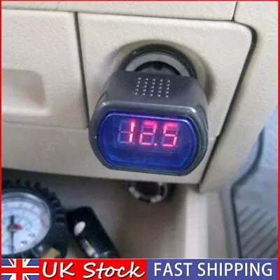 Car Battery Voltage Meter LED Digital Voltmeter For DC 12V 24V Cars UK • £5.18