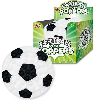 £3.19 • Buy Football Push Fidget Toy Popper Poppet Bubble Sensory Kids Stocking Filler 16CM