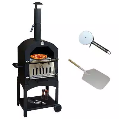 KuKoo Outdoor Pizza Oven & 9  Pizza Peel / Charcoal Garden Oven Customer Return • £127.99