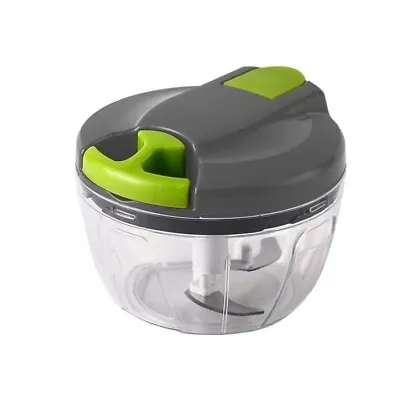 Pull String Hand Chopper Manual Food Processor Slicer Vegetables Onion Garlic • £6.99