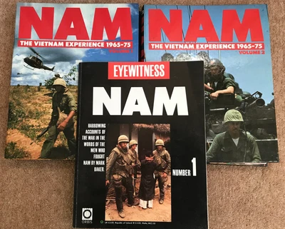 £20 • Buy Nam: The Vietnam Experience 1965 - 1975 Orbis Complete Set Vols 1-19 In Binders