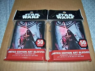 FF Star Wars Kylo Ren First Order LE (2-50)100 Deck Protector Sleeves NormalSize • $9.95