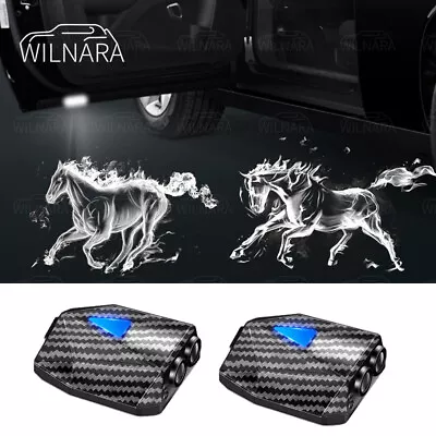 Wireless LED Courtesy Car Door Ghost Projector Light Moving Mustang Of Ford • $18.89