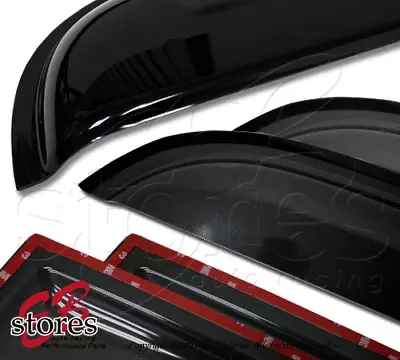 5pc JDM Outside Mount Visor Rain Deflector 3.0mm Sunroof Mitsubishi Galant 04-08 • $49.14