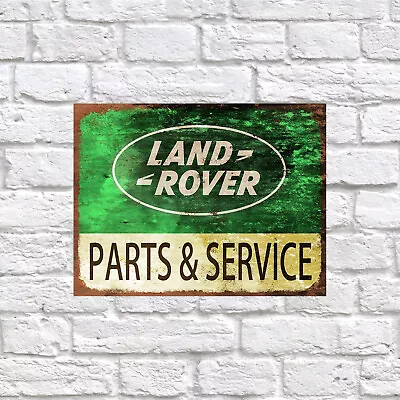 Land Rover Retro Tin Sign Nostalgic Art Gift Home Decor • £3.95