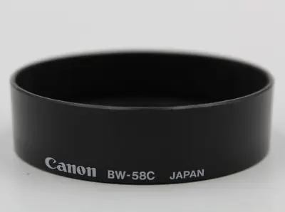 Canon BW-58C Lens Hood - Made In Japan • £8.95