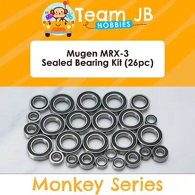 Mugen MRX-3 - 26 Pcs Rubber Sealed Bearings Kit • $24.99
